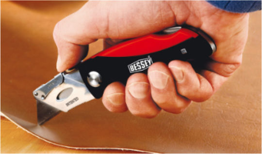 Bessey Folding Knife Red