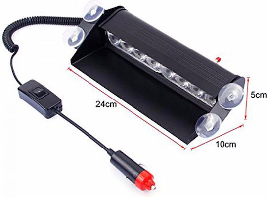 Factory Car Signaling Bar LED 12V Waterproof 27cm with Red / Blue Lighting