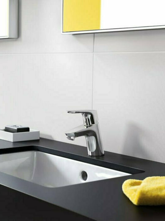Hansgrohe Focus Αναμεικτική Μπαταρία Νιπτήρα Ασημί