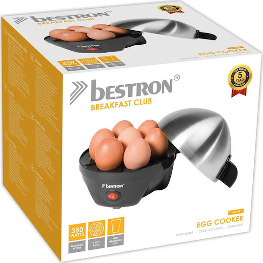 Bestron AEC700 Варачка за яйца 7 Позиции 350W Черен
