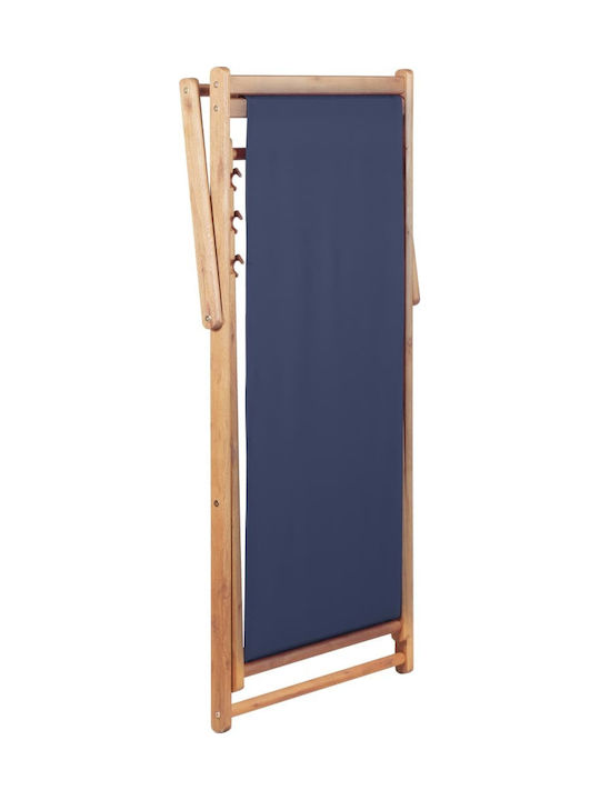 Сезлонг с Син Плат 106x60x90см