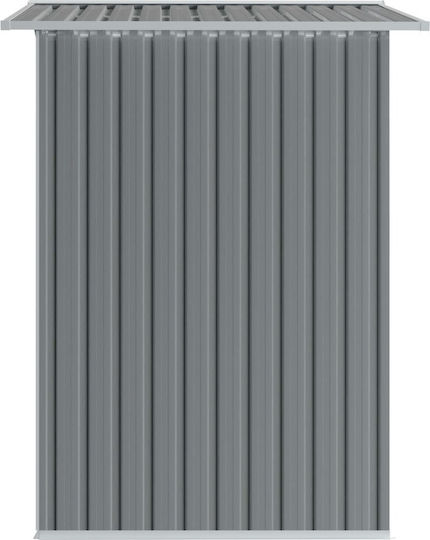 Metallic Garden Shed Galvanized Charcoal with Air Vents M2.04xW1.32xH1.86m