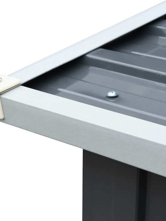 Metallisches Korrosionsschutz Gartenblockhaus Herstellerfarbe Grau M1.72xB0.91xH1.54m
