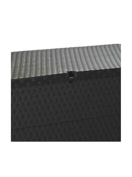 vidaXL Outdoor Storage Box 420lt Gray L120xW56xH63cm
