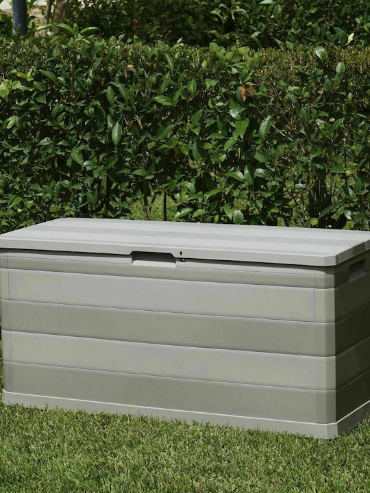 vidaXL Outdoor Storage Box 280lt Gray L117xW45xH56cm