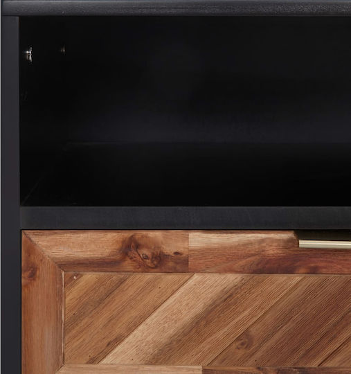 Έπιπλο TV din lemn Ακακίας M100xΠ35xΥ45cm