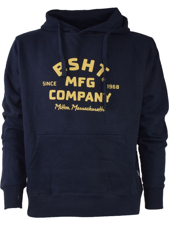 Ζακέτα με Κουκούλα Navy Μπλε