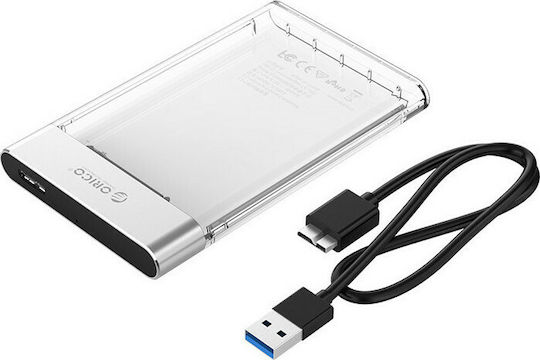 Orico Case for Hard Drive 2.5" SATA III with Connection USB 3.0 Transparent