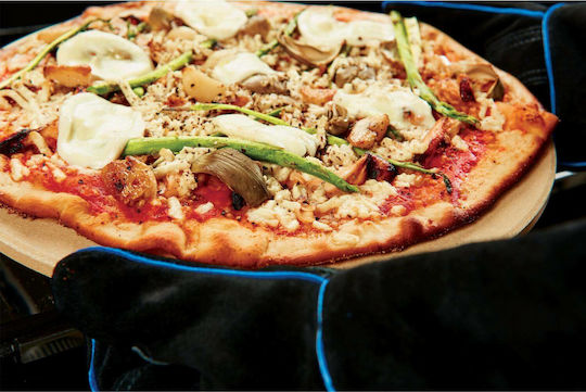 GrillPro Pizza Stone Backblech Pizza Beidseitig mit Keramik Wohnung Oberfläche 33x33x0.8cm