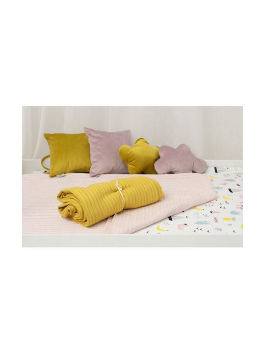 Joma Home Crib Decorative Pillow Velutto Pink 30x30cm