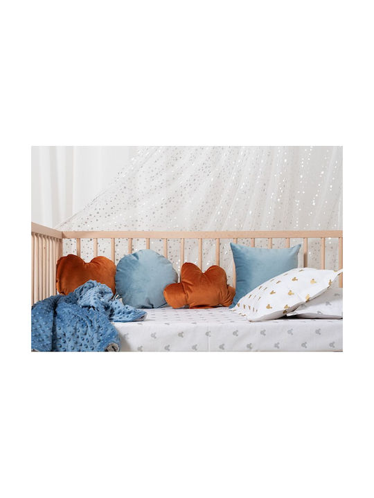 Joma Home Crib Decorative Pillow Velutto Light Blue 30x30cm