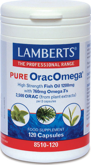 Lamberts Pure Orac Omega Ιχθυέλαιο 120 κάψουλες