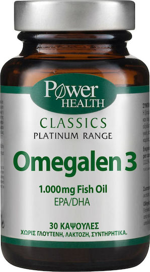 Power Health Classics Platinum Range Omega 3 Fish Oil 1000mg 30 caps