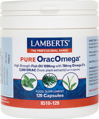 Lamberts Pure Orac Omega Fish Oil 760mg 30 caps