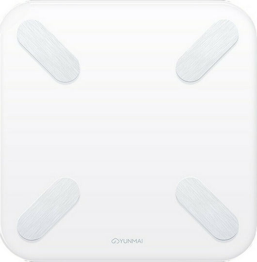 Yunmai Smart X Smart Bathroom Scale with Body Fat Counter & Bluetooth White