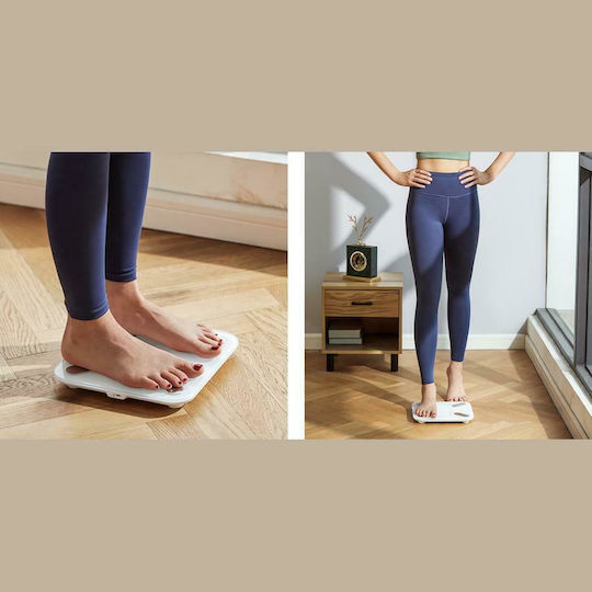Yunmai Smart X Smart Bathroom Scale with Body Fat Counter & Bluetooth White