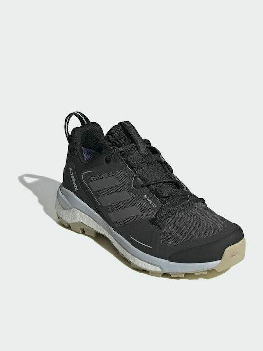 Adidas Terrex Skychaser GTX 2.0 Damen Wanderschuhe Wasserdicht mit Gore-Tex Membran Core Black / Halo Silver / Halo Blue