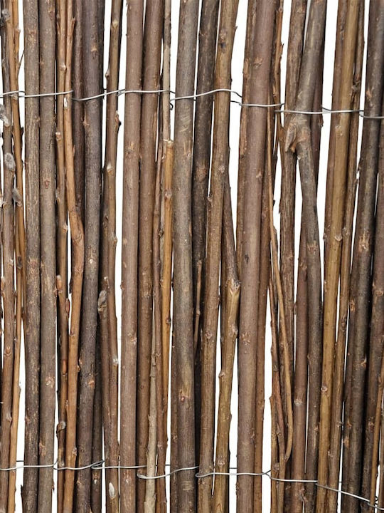 vidaXL Bamboo Fencing Itias with Whole Wood 1x5m