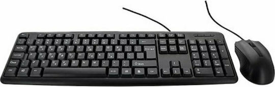 Lamtech LAM040830 Σετ Πληκτρολόγιο & Ποντίκι Ελληνικό
