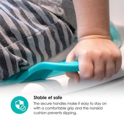 Bbluv Toddler Toilet Seat Poti with Handles & Cushion Green