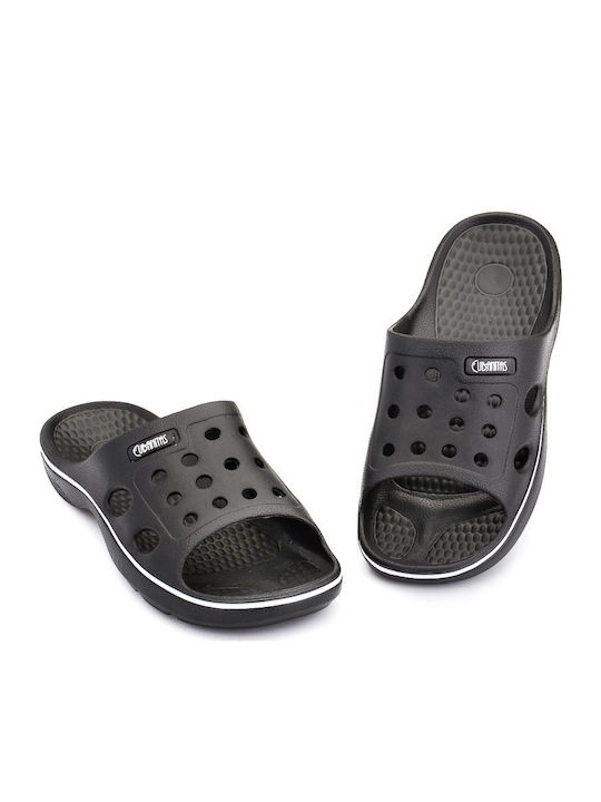 Slapi Bărbați Slides Negri