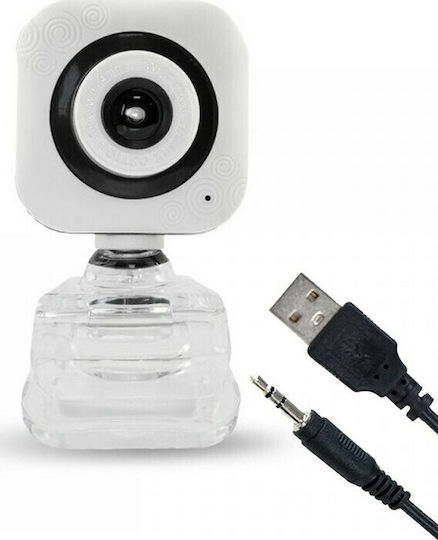 0308 Camera VGA Full HD 1080p Web Camera White