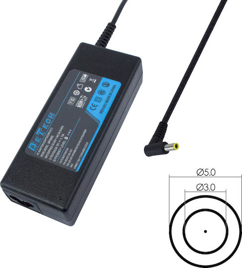 Laptop-Ladegerät 90W 19V 4.74A für Samsung ohne Netzkabel