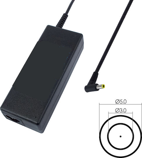 Lamtech Φορτιστής Laptop 90W 19V 4.74A για Samsung χωρίς Καλώδιο Τροφοδοσίας