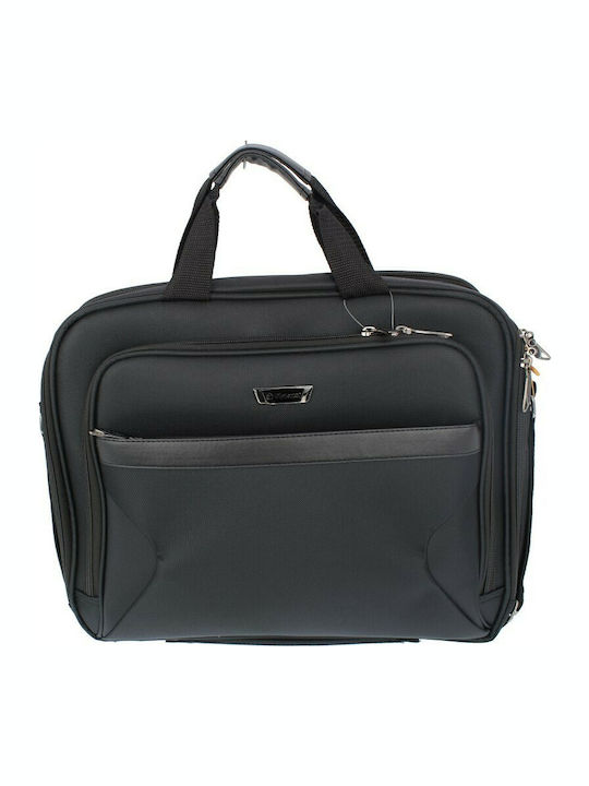 Diplomat The Atlanta Collection 998-42 Waterproof Shoulder / Handheld Bag for 15.6" Laptop Black