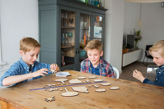 BS Toys Mirror Game Educational Game Knowledge made of Wood for 6+ years old Years Old