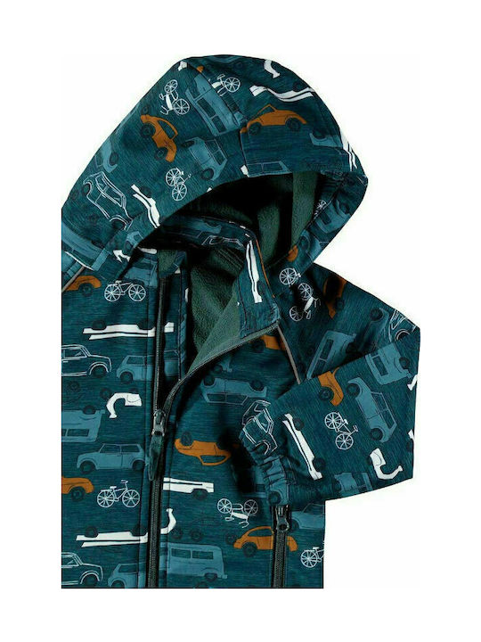 Name It Kinderjacke Kurz mit Kapuze Blau "Trafic"