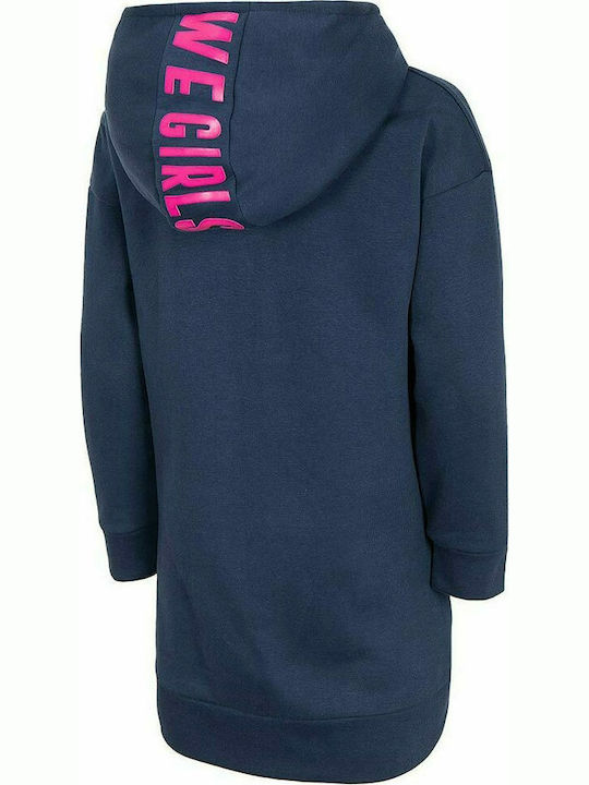 4F Sweatshirt Kids Dress Long Sleeve Navy Blue