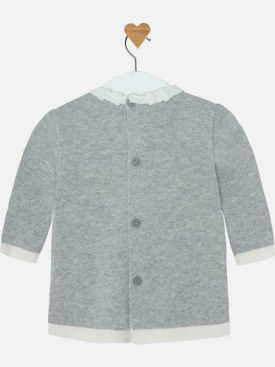 Mayoral Mädchen Kleid Langärmelig Gray