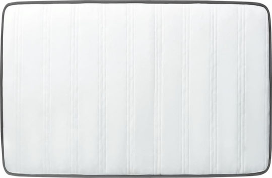 Pat Queen Gri închis cu Lamele & Saltea 160x200cm