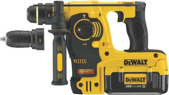 DEWALT DCH364M2 Κρουστικό Σκαπτικό Πιστολέτο Μπαταρίας 36V 2x4Ah με Υποδοχή SDS Plus DCH364M2