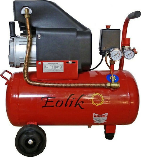 Eolik Компресор за Въздух с Мощност 2hp и Автокомпресор 25lt