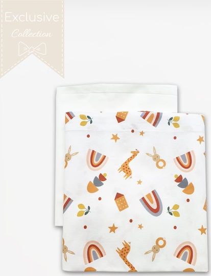 Tiny Toes Funky Bohemian Baby Sheets 70x100cm Tiny Toes Funky Bohemian Baby Sheets 70x100cm