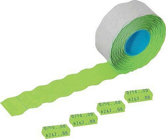 ICS 1000 Autocolante Autoadezive pe Rolă pentru Etichetator Verde 26x16mm 1buc