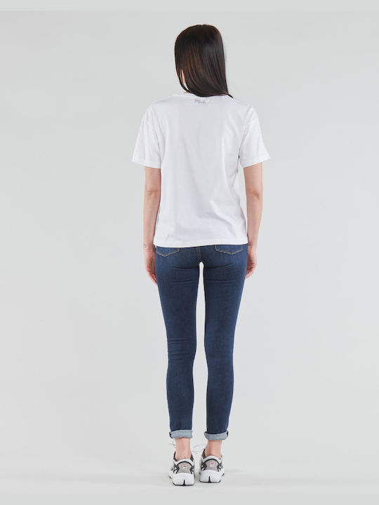 Fila Damen Sport T-Shirt Weiß