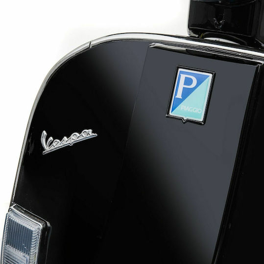 Vespa Piaggio Vintage Kids Electric Motorcycle Licensed 12 Volt Black