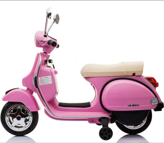 Vespa Piaggio Vintage Kids Electric Motorcycle Licensed 12 Volt Pink