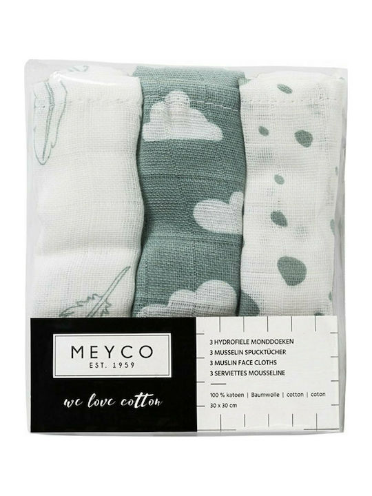 Meyco Σελτεδάκι 30x30cm 3τμχ