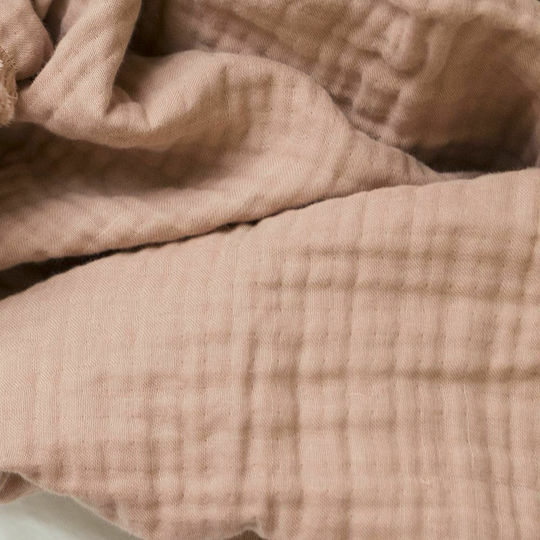Elodie Details Soft Πάνα Αγκαλιάς Πικέ Καφέ 75x100εκ.
