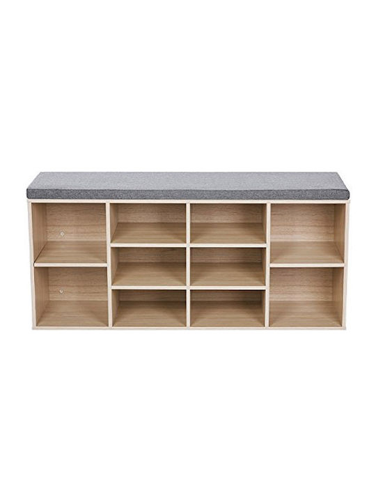 Eingangsmöbel mit Schuhschrank & Bank 104x30x48cm