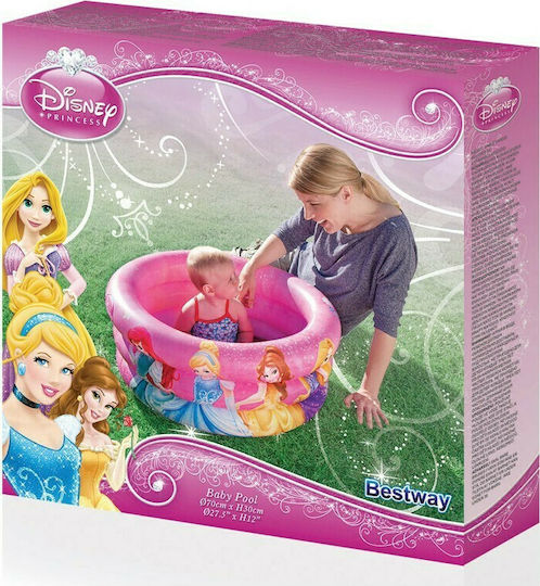 Bestway Children's Round Swimming Pool 140L Inflatable 70x20cm Pink