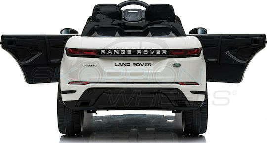 Range Rover Evoque Cu Un Loc Cu Telecomandă Licențiat 12 Volți Alb Pentru 5+ Ani
