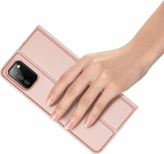 Dux Ducis Skin Pro Book Δερματίνης Ροζ Χρυσό (Galaxy A02s)