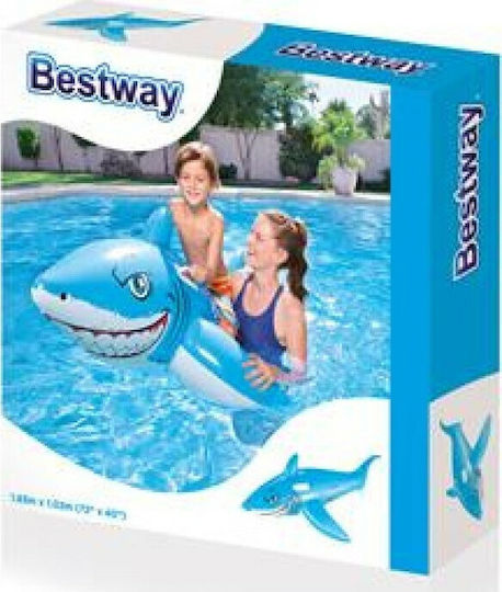 Bestway Φουσκωτό Ride On Θαλάσσης με Χειρολαβές Τιρκουάζ 183x102cm