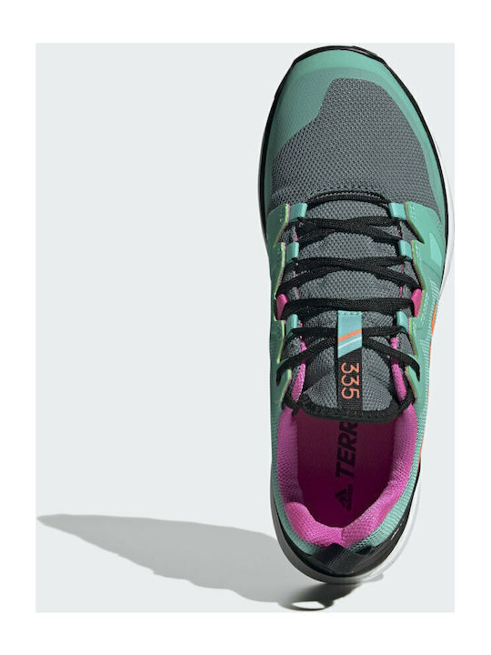 Terrex Agravic Sport Shoes Trail Running Hazy Emerald / Screaming Orange / Screaming Pink
