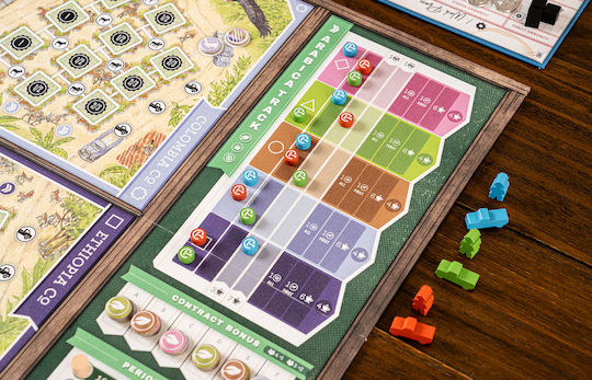 Brettspiel Coffee Traders für 3-5 Spieler 12+ Jahre (EN) Capstone Games